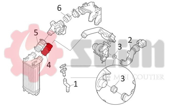 Charger Air Hose, Image 3