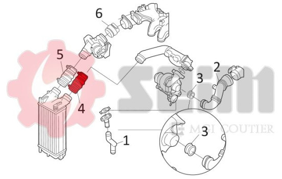 Charger Air Hose, Image 4
