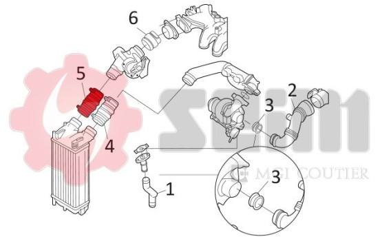 Charger Air Hose, Image 5