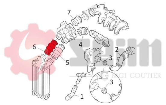 Charger Air Hose, Image 8