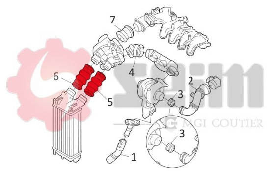 Charger Air Hose, Image 9