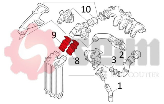 Charger Air Hose, Image 10