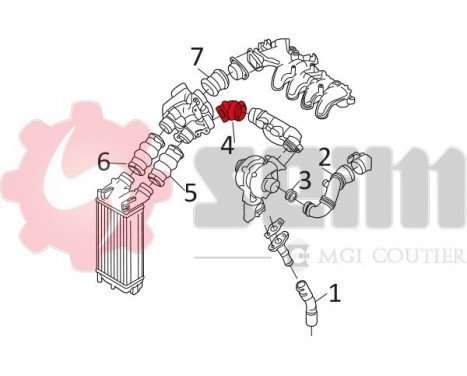 Charger Air Hose, Image 2