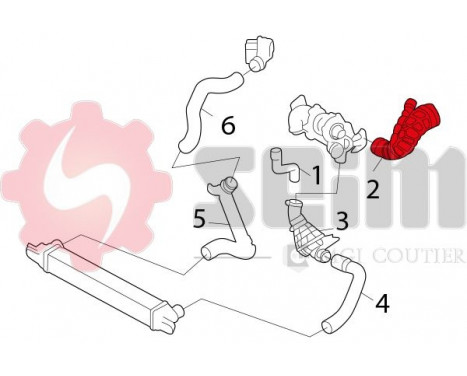 Charger Air Hose, Image 3