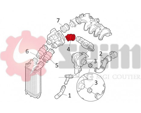 Charger Air Hose, Image 2