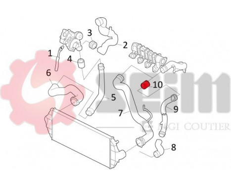 Charger Air Hose, Image 5