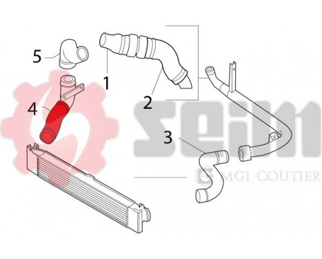 Charger Air Hose, Image 2