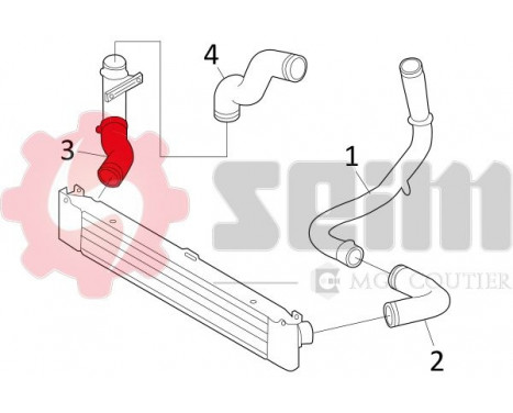 Charger Air Hose, Image 3