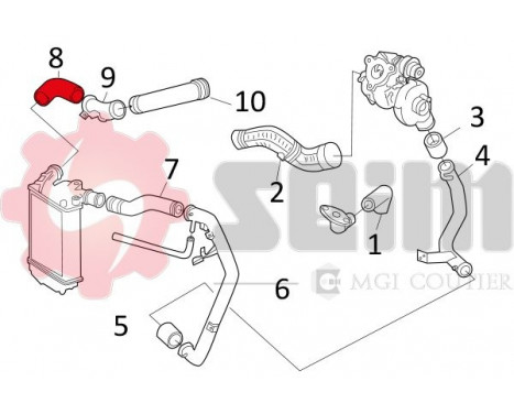 Charger Air Hose, Image 2