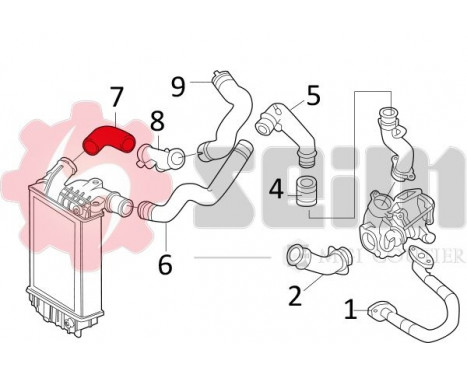 Charger Air Hose, Image 3