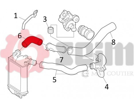 Charger Air Hose, Image 5