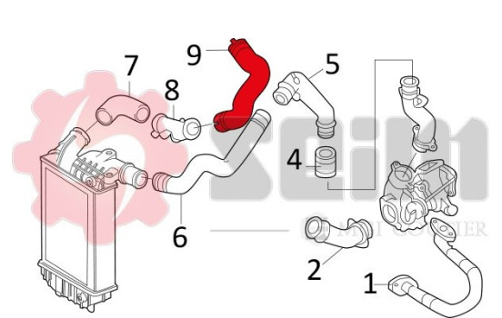 Charger Air Hose, Image 2