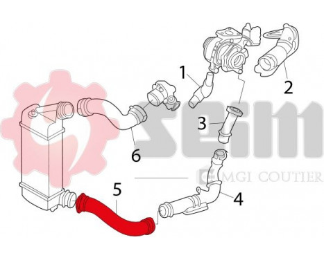 Charger Air Hose, Image 2
