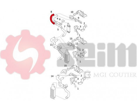 Charger Air Hose, Image 2