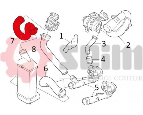 Charger Air Hose, Image 2