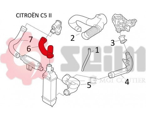 Charger Air Hose, Image 3