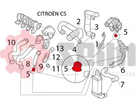 Charger Air Hose, Image 2