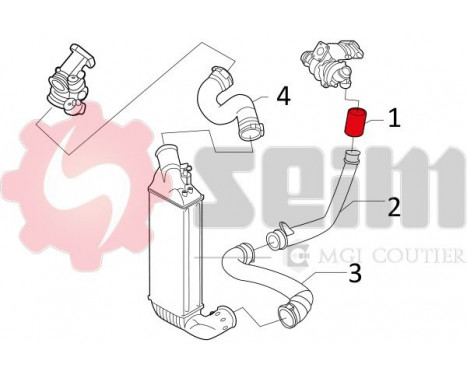 Charger Air Hose, Image 5