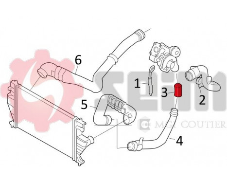 Charger Air Hose, Image 6