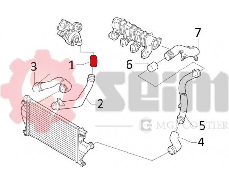 Charger Air Hose, Image 13