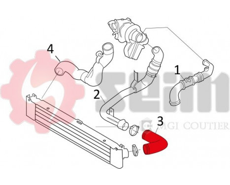 Charger Air Hose, Image 3