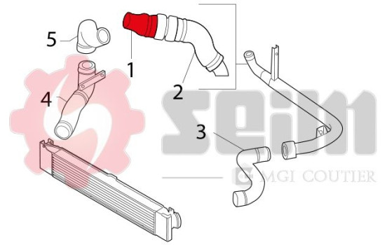 Charger Air Hose, Image 2
