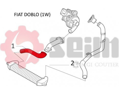 Charger Air Hose, Image 2