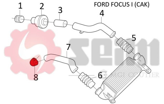 Charger Air Hose, Image 2