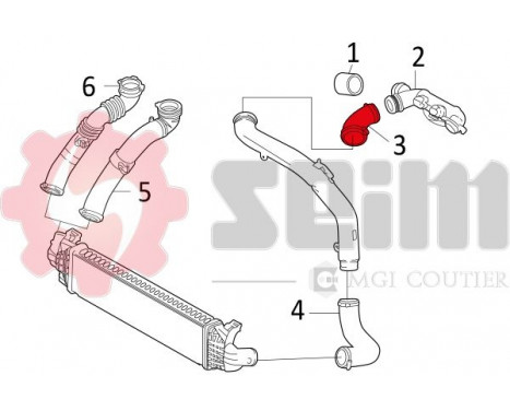 Charger Air Hose, Image 4