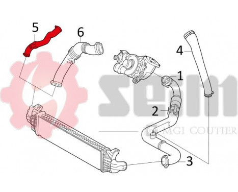 Charger Air Hose, Image 3