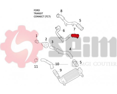Charger Air Hose, Image 2
