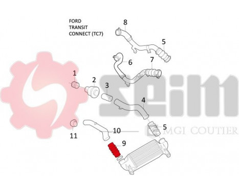 Charger Air Hose, Image 3