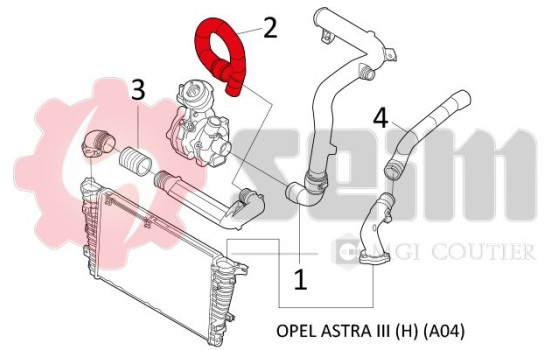 Charger Air Hose, Image 2