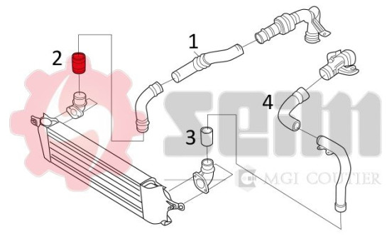 Charger Air Hose, Image 3