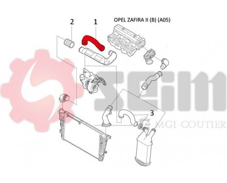 Charger Air Hose, Image 2