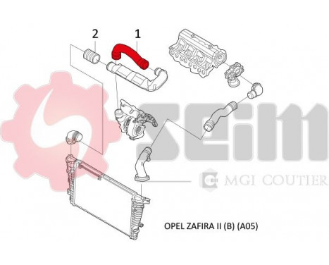 Charger Air Hose, Image 3