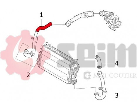 Charger Air Hose, Image 2