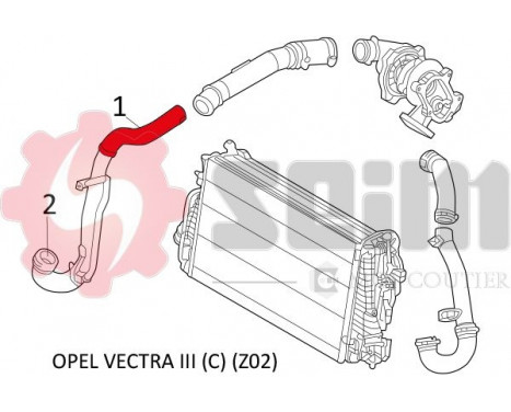 Charger Air Hose, Image 3