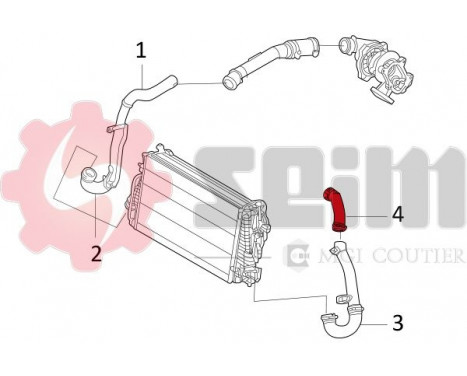Charger Air Hose, Image 2