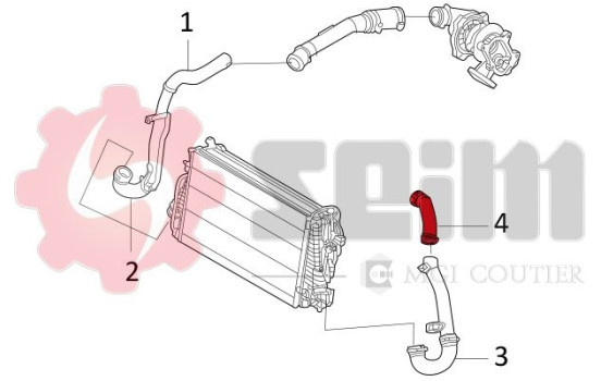 Charger Air Hose, Image 2