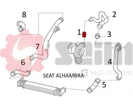 Charger Air Hose, Image 2