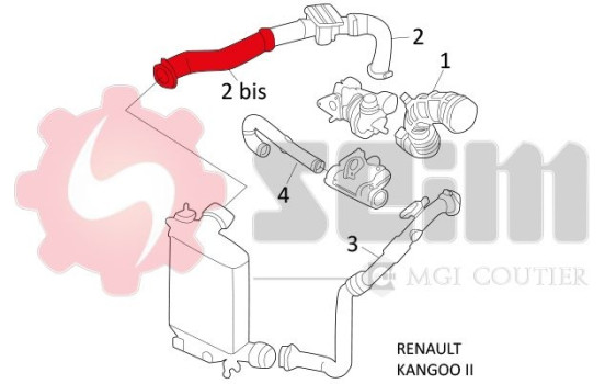 Charger Air Hose, Image 2