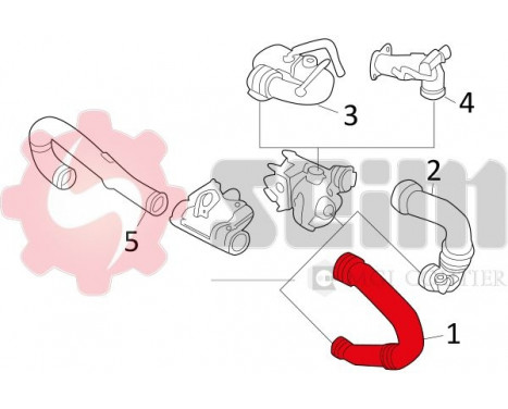 Charger Air Hose, Image 3
