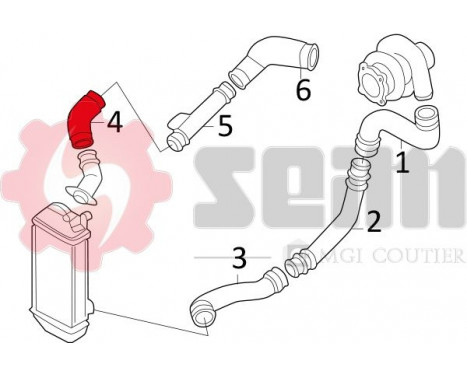 Charger Air Hose, Image 4