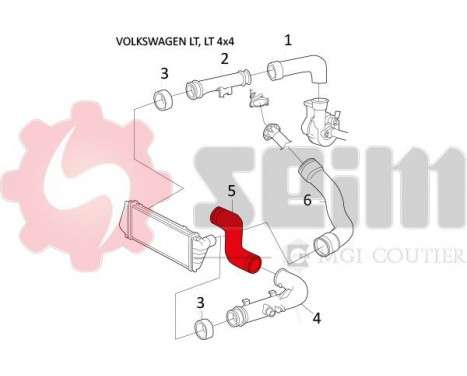 Charger Air Hose, Image 2