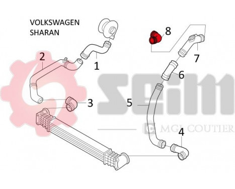 Charger Air Hose, Image 3