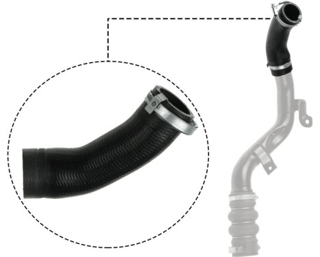 Charging air hose 09-1172 Gates