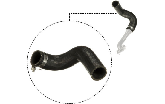 Charging air hose 09-1639 Gates, Image 2
