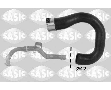 Charging air hose