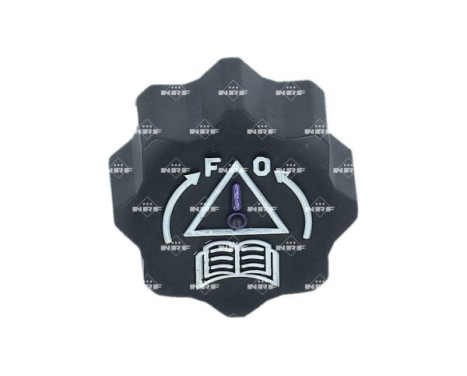 Closing cover, coolant reservoir